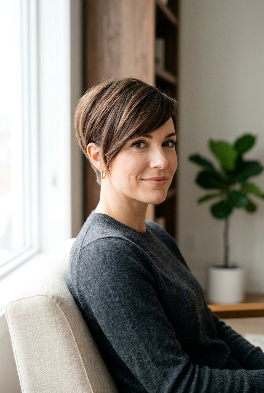 Tapered Pixie With Long Bangs - 20 pixie with long bangs - 20 pixie with long bangs