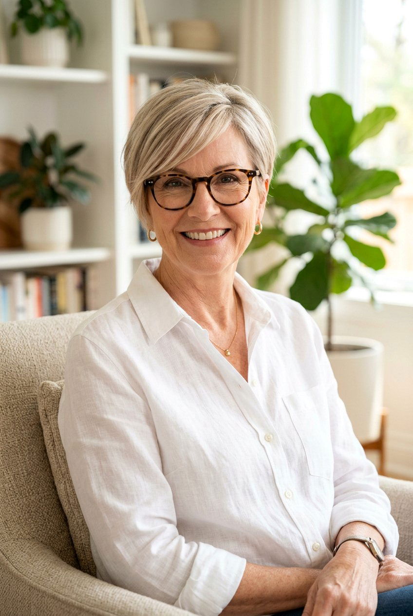 Tapered Pixie With Long Sweeping Bangs - 20 side swept fringe for women over 50 - 20 side swept fringe for women over 50