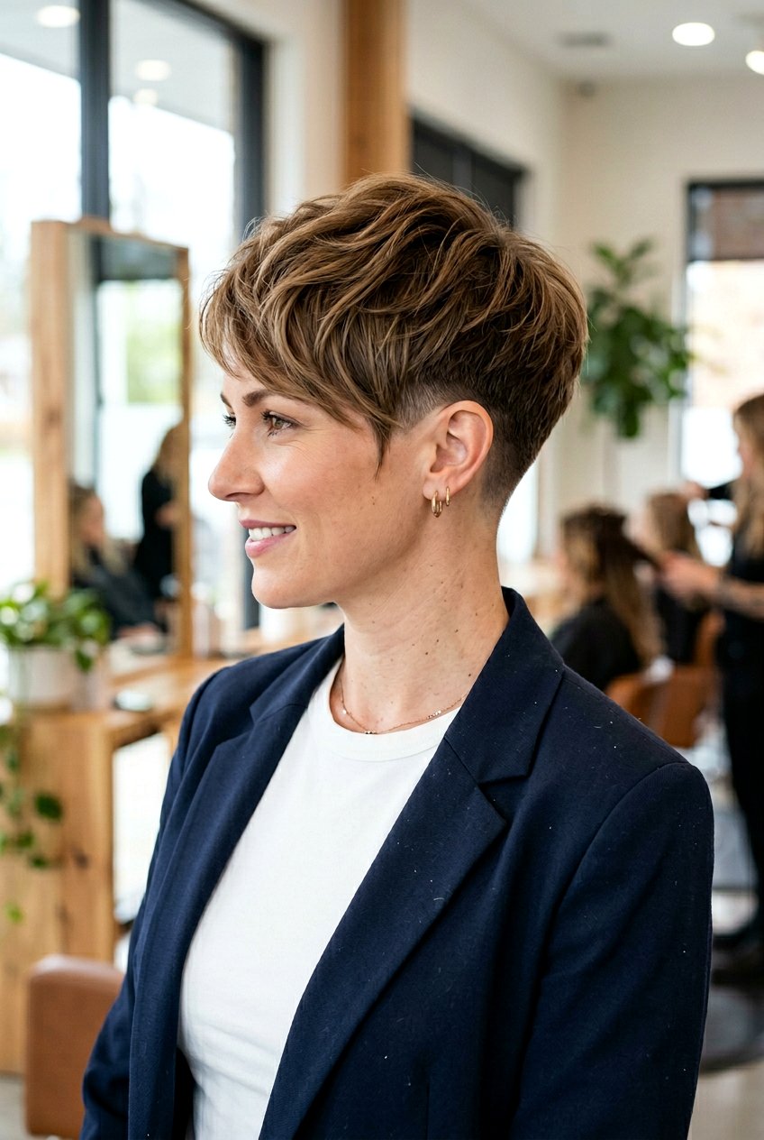 Tapered Pixie With Undercut - 20 edgy pixie with undercut - 20 edgy pixie with undercut