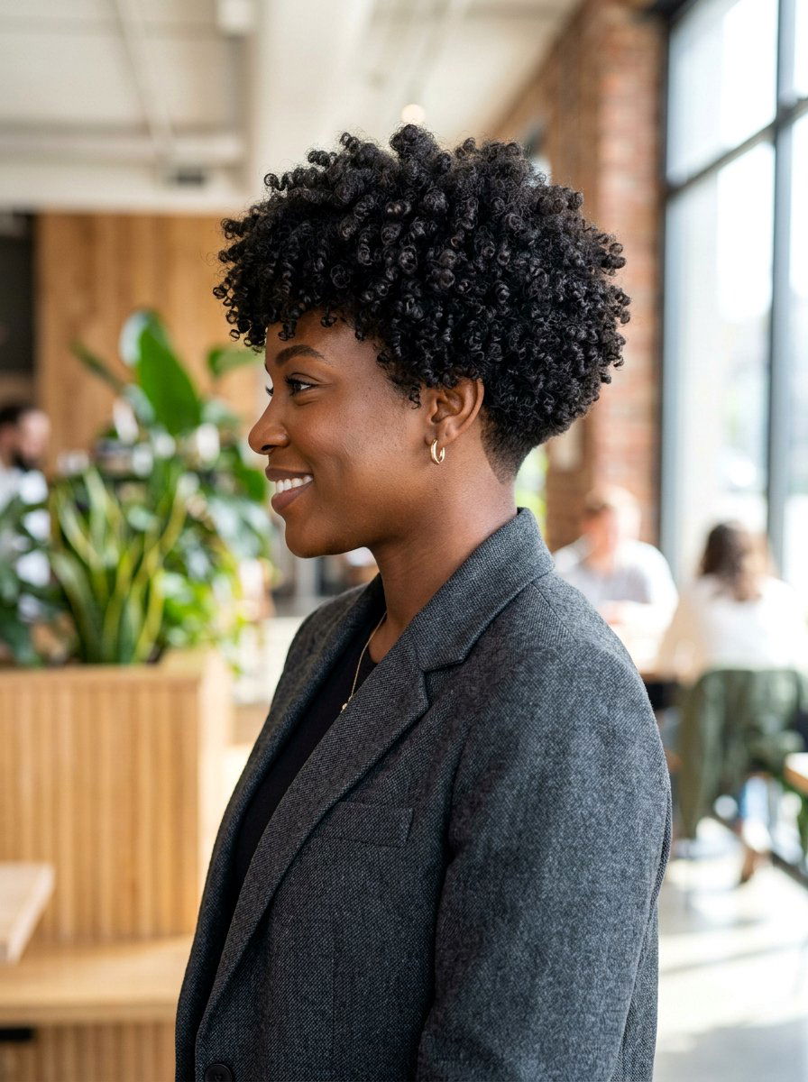 Tapered Round Curly Cut - 20 round haircut for curly hair - 20 round haircut for curly hair