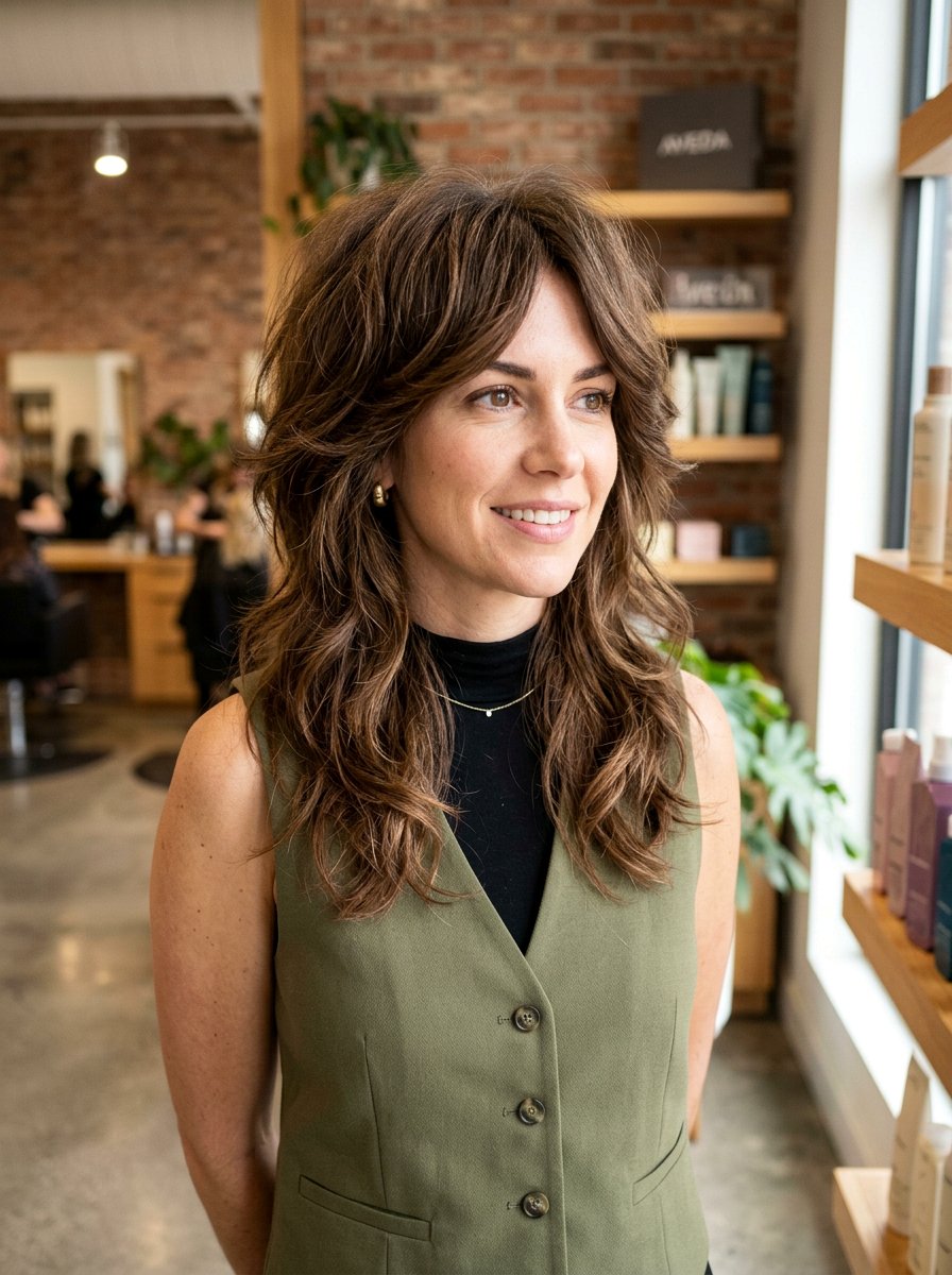 Tapered Shag For Thick Hair - 20 soft shaggy layers for older women - 20 soft shaggy layers for older women