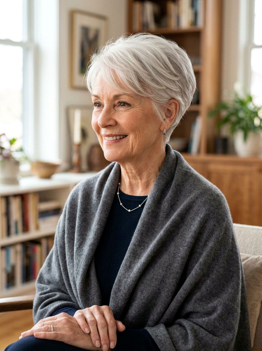 Tapered Short Haircut For Older Women - 20 older women haircut ideas for thin hair - 20 older women haircut ideas for thin hair