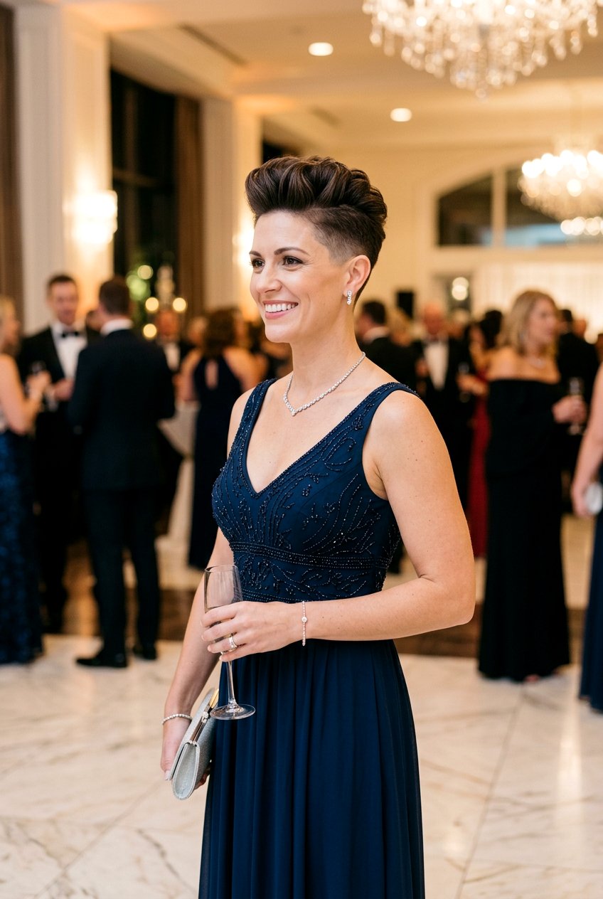 Tapered Short Haircut For Women - 20 haircut for thinning crown women - 20 haircut for thinning crown women