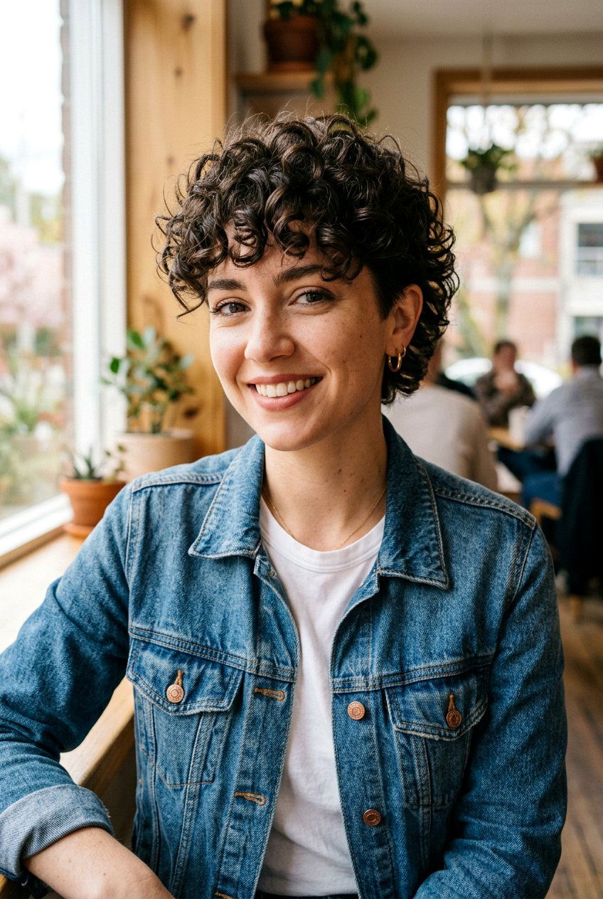 Tapered Sides Short Curly Shag Women - 20 tapered sides curly top haircut women - 20 tapered sides curly top haircut women