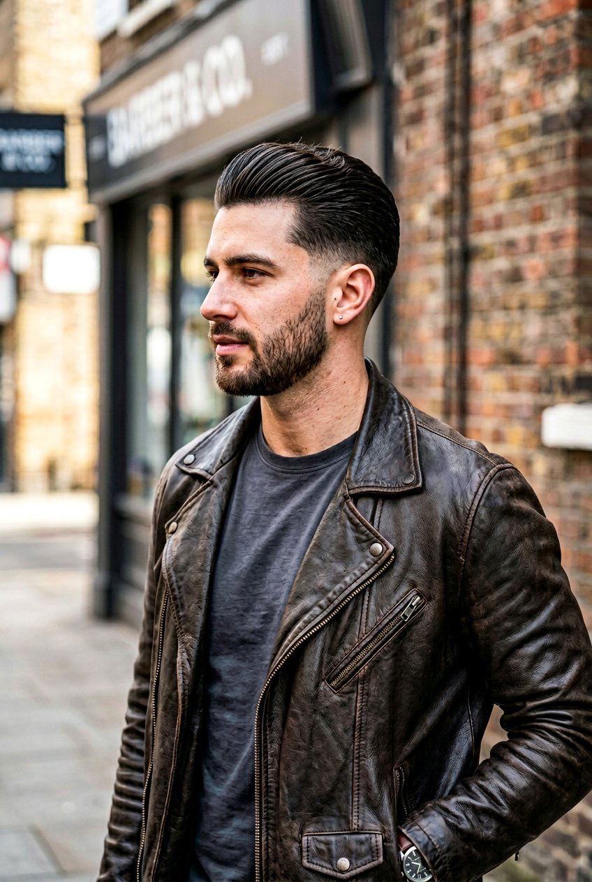 Tapered Slick Back - 20 mens haircut for thin fine hair - 20 men’s haircut for thin fine hair