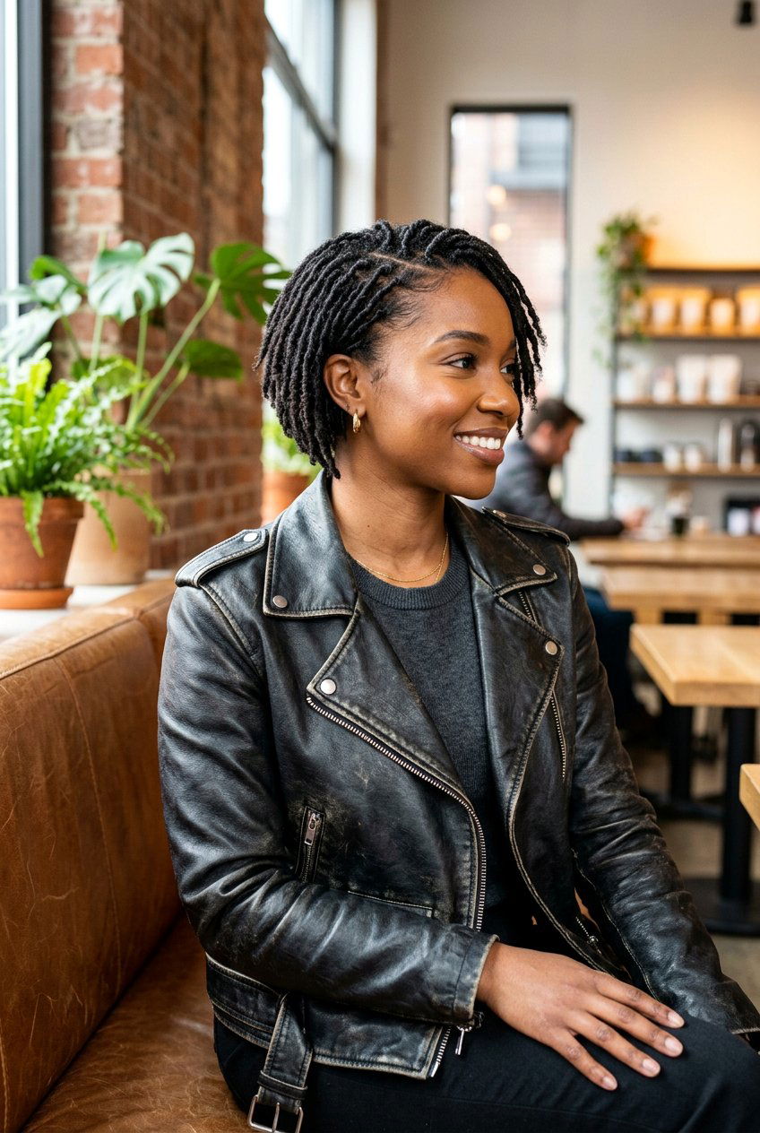 Tapered Starter Loc Bob - 20 starter loc bob styles - 20 starter loc bob styles