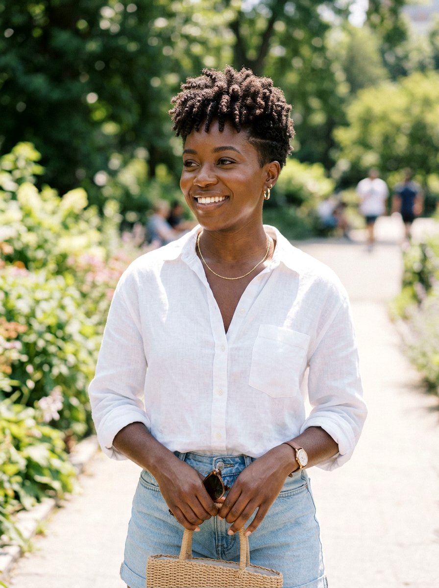 Tapered TWA Haircut For 4b Hair - 20 haircut for 4b natural hair - 20 haircut for 4b natural hair