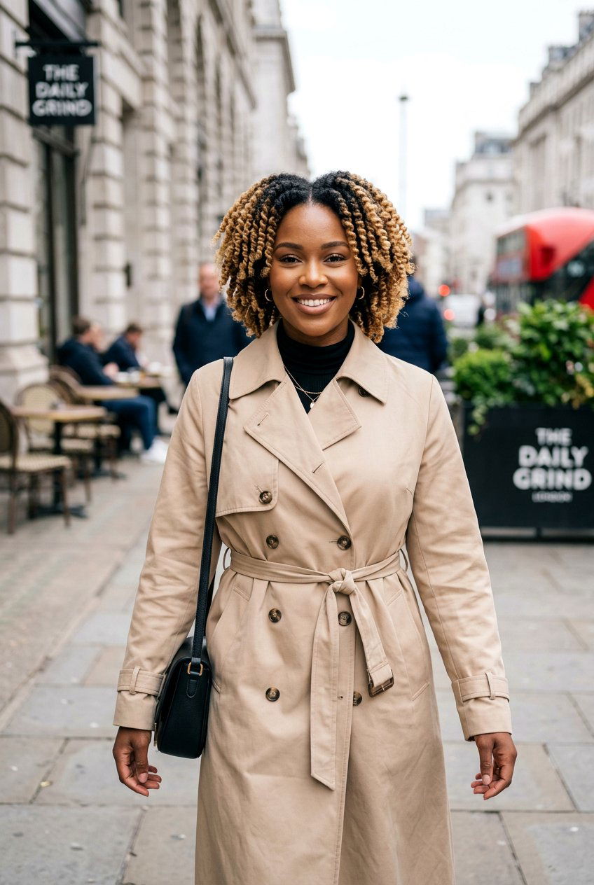 Tapered Twist Out With Highlights - 20 twist out on tapered natural hair - 20 twist out on tapered natural hair