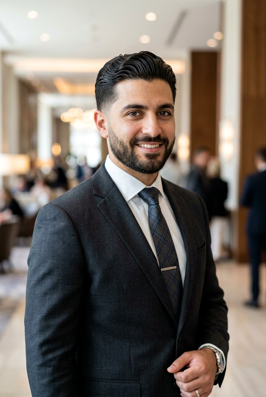 Tapered Wavy Slick Back - 20 mens haircut for thick wavy hair - 20 men’s haircut for thick wavy hair