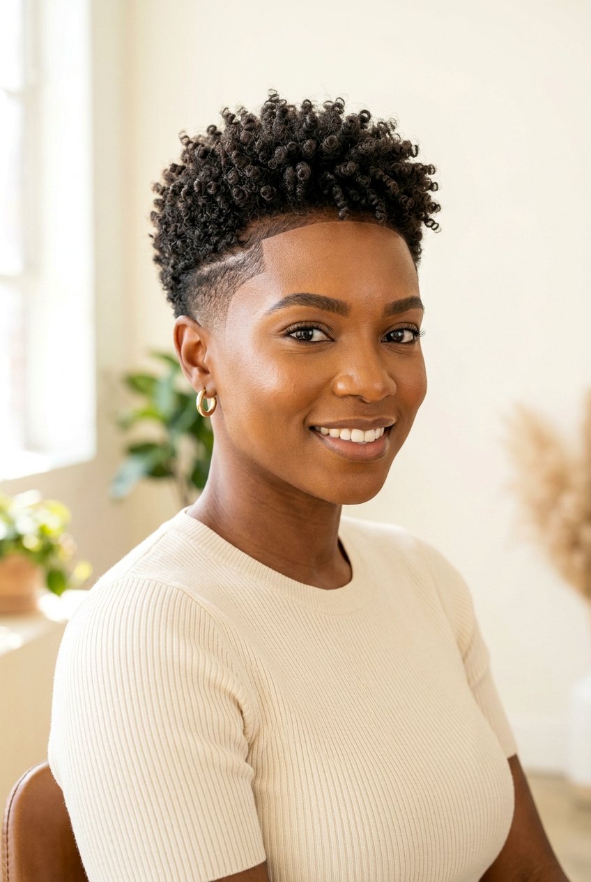 Tapered afro haircut - 20 afro hairstyles for women - 20 afro hairstyles for women