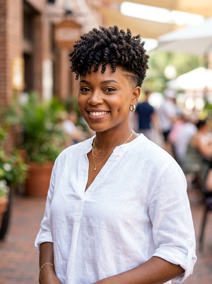 Tapered cut natural hair - 20 wash and go tapered cut - 20 wash and go tapered cut