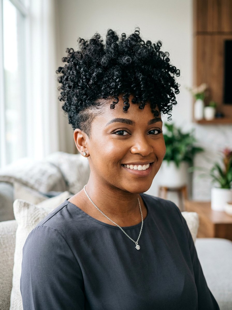 Tapered cut round face - 20 wash and go tapered cut - 20 wash and go tapered cut