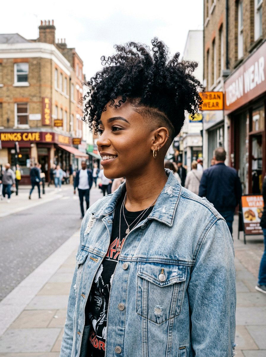 Tapered cut shaved sides - 20 wash and go tapered cut - 20 wash and go tapered cut