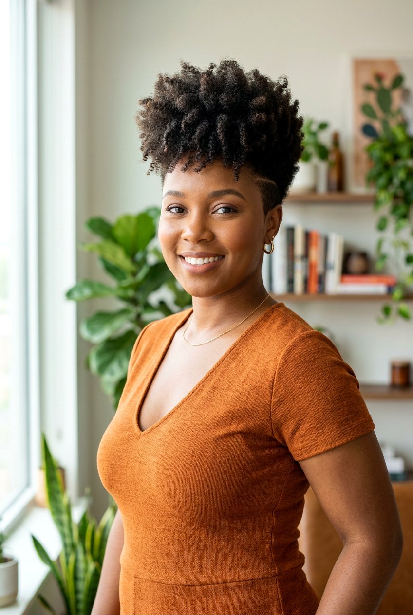 Tapered fro for round face - 20 curly tapered fro hairstyle - 20 curly tapered fro hairstyle