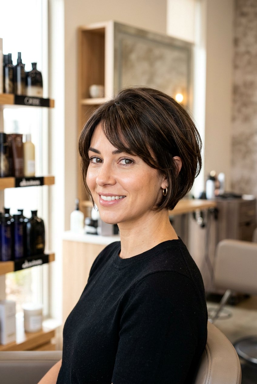 Tapered layered bob - 20 short layered bob haircuts - 20 short layered bob haircuts