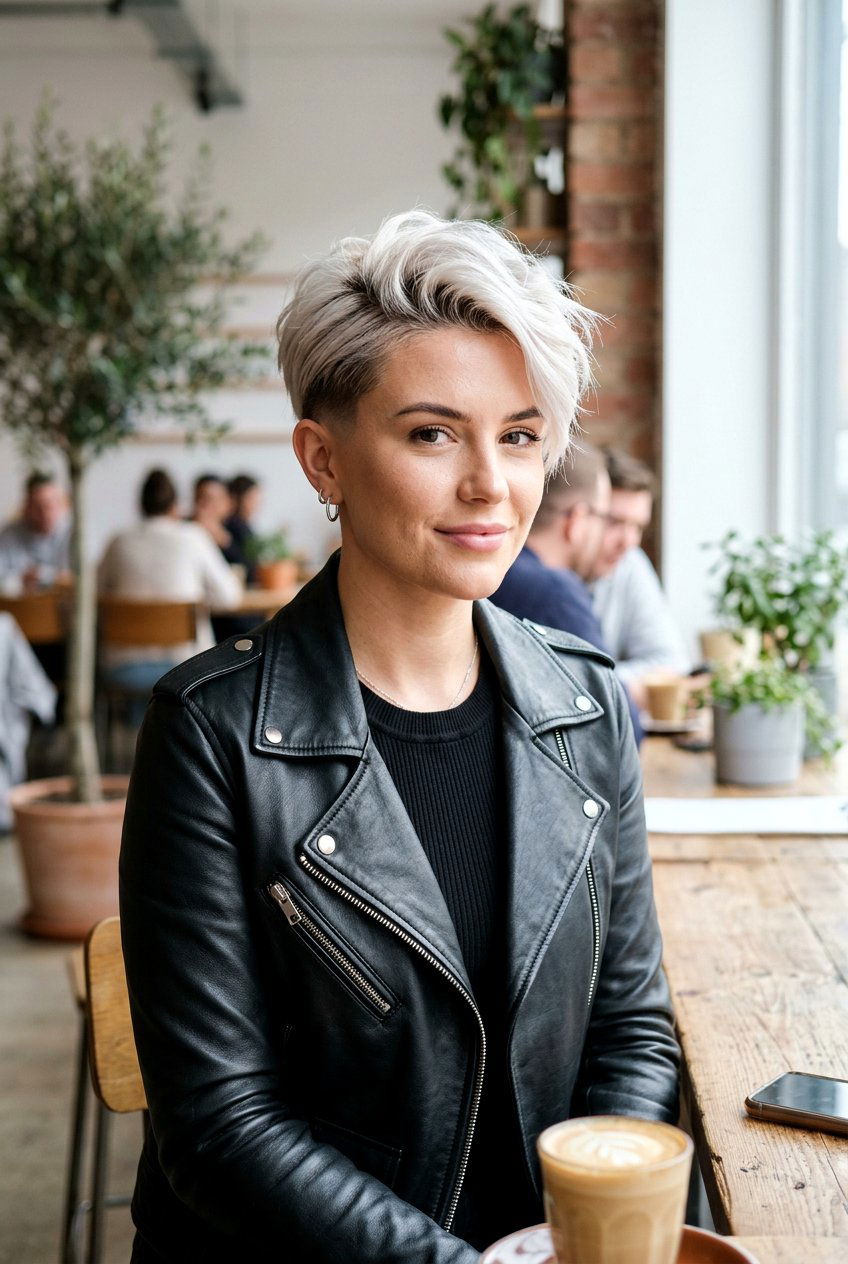 Tapered pixie for bleached hair - 20 haircut for overprocessed hair - 20 haircut for overprocessed hair