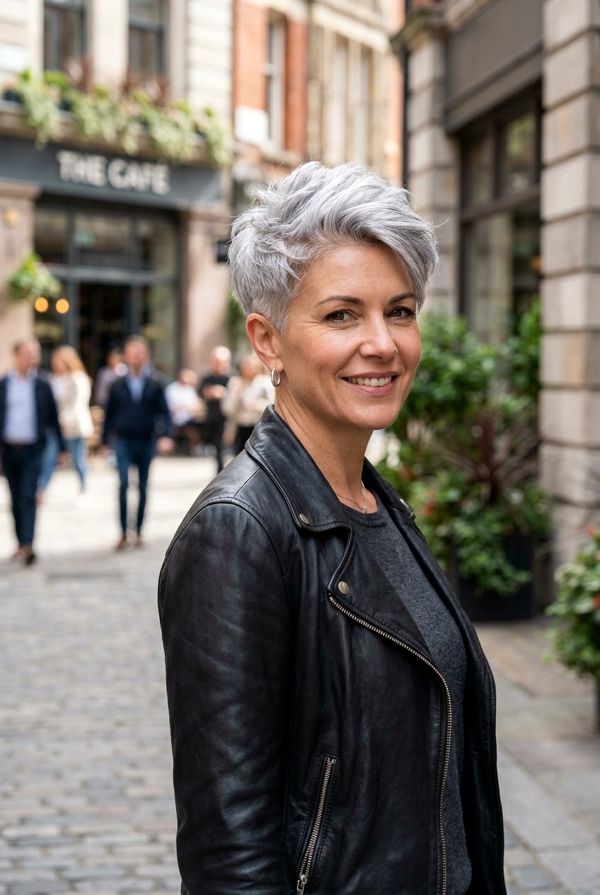 Tapered pixie for thick hair - 20 de-bulking haircut for thick hair - 20 de-bulking haircut for thick hair