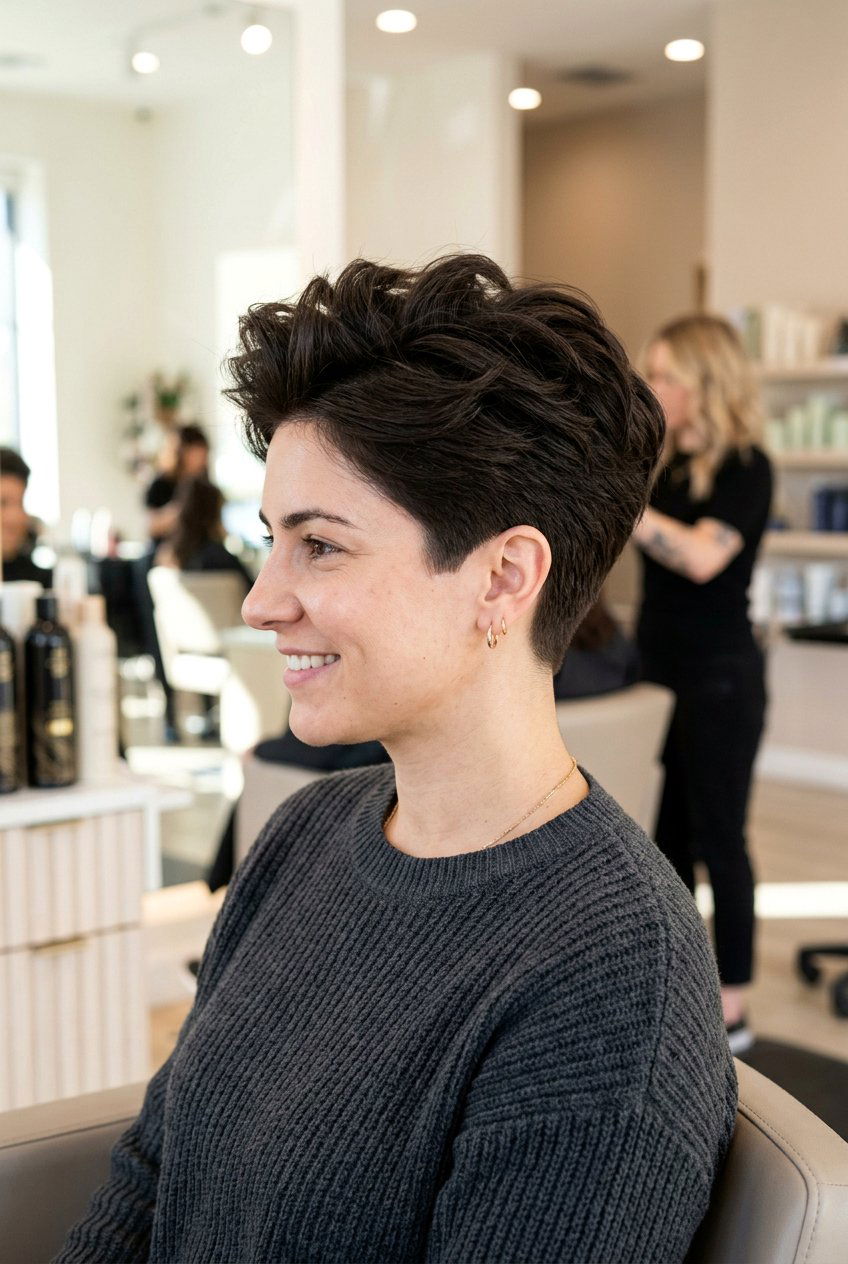 Tapered short haircut thick hair - 20 hairstyles for thick hair - 20 hairstyles for thick hair