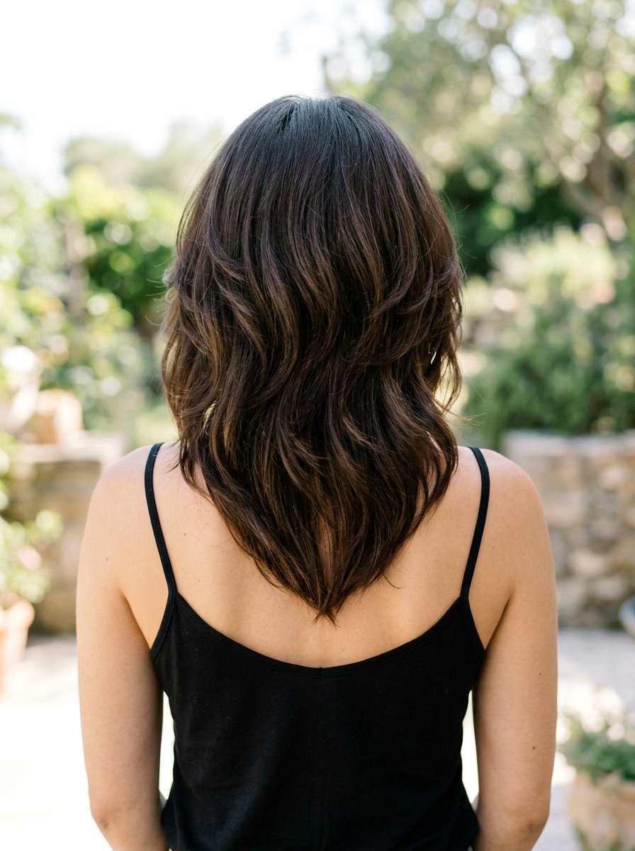 Tapered shoulder length shag for thick hair - 20 shoulder length shag for thick hair - 20 shoulder length shag for thick hair