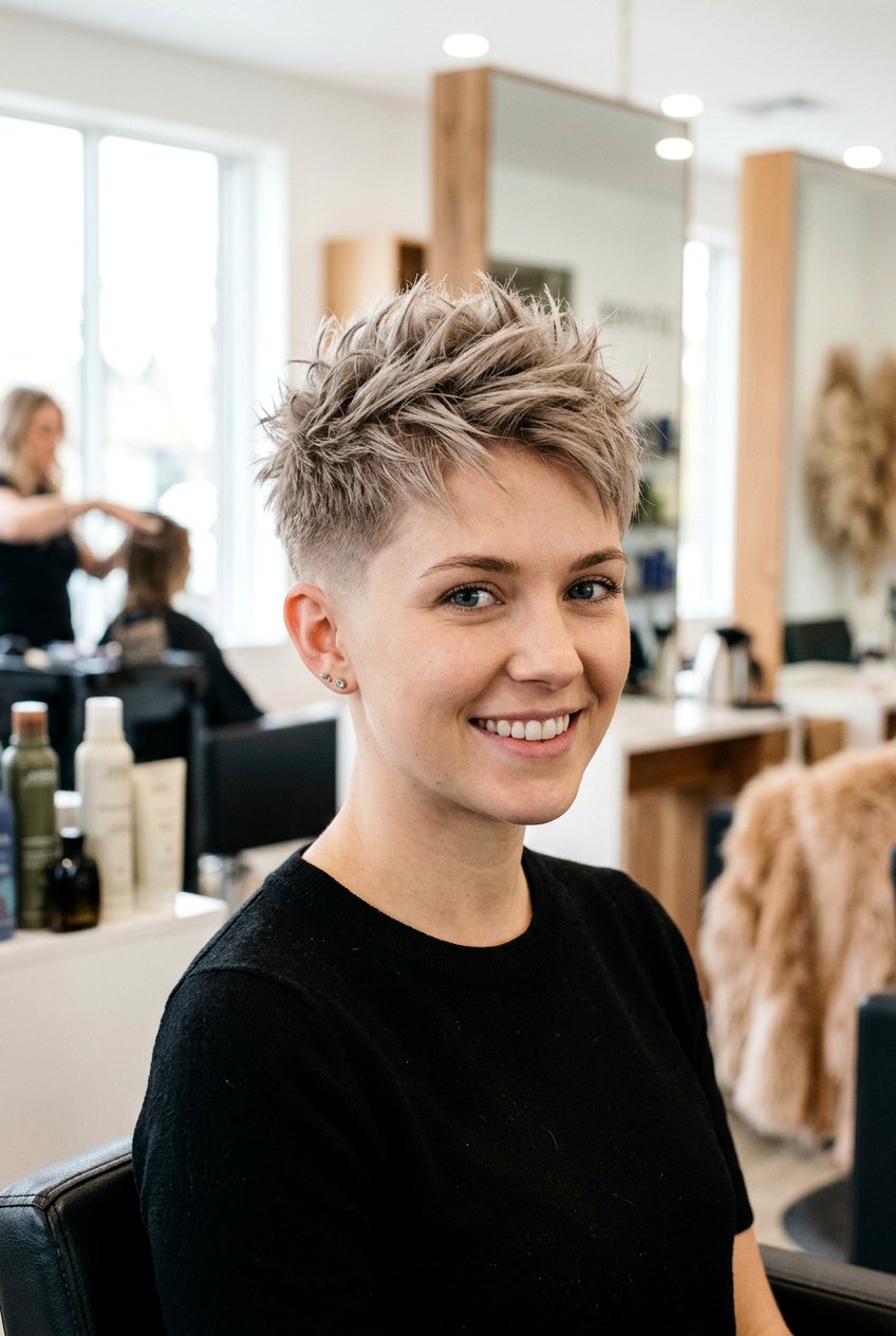 Tapered spiky pixie - 20 spiky pixie haircut - 20 spiky pixie haircut