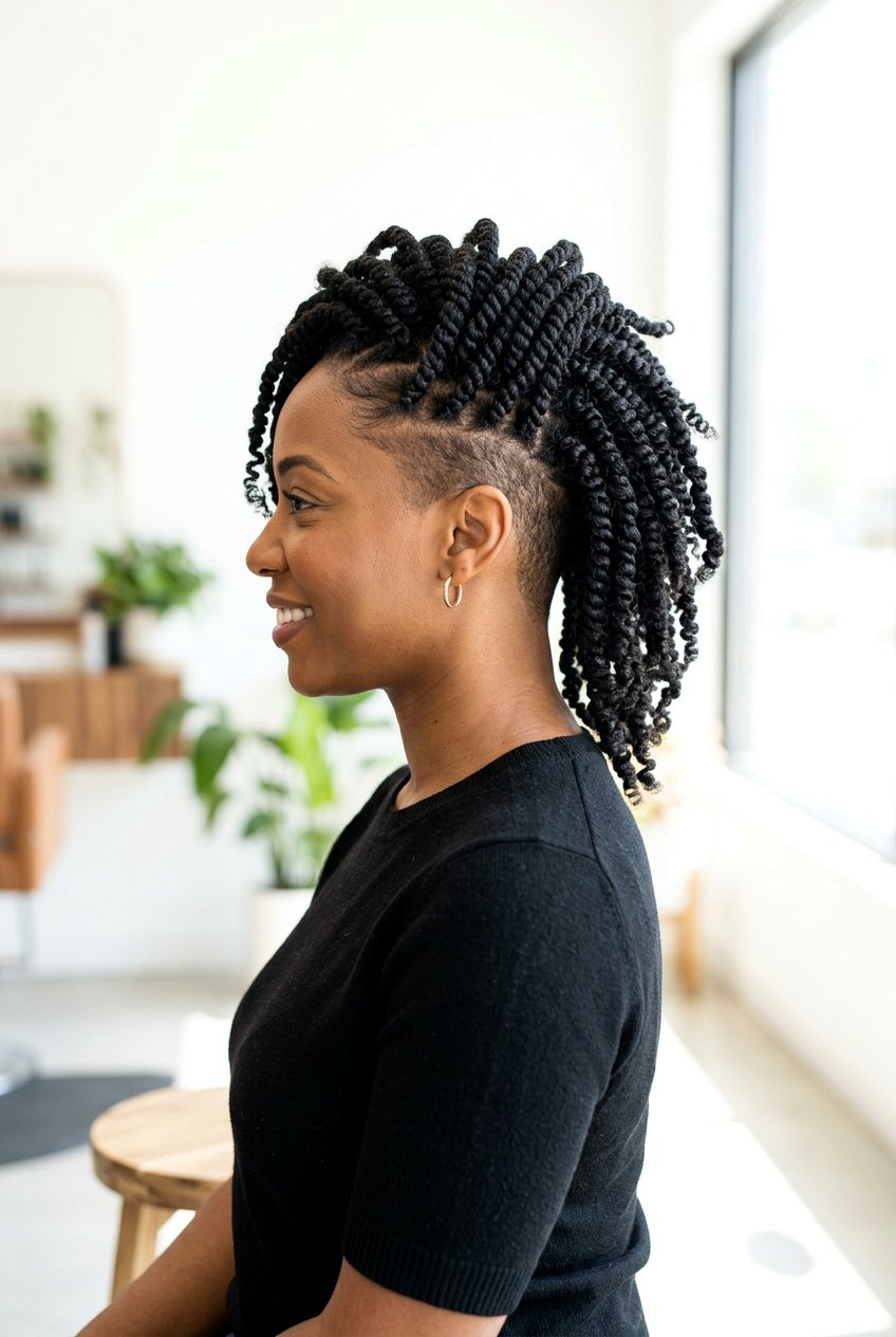 Tapered spring twist - 20 spring twist hairstyles - 20 spring twist hairstyles