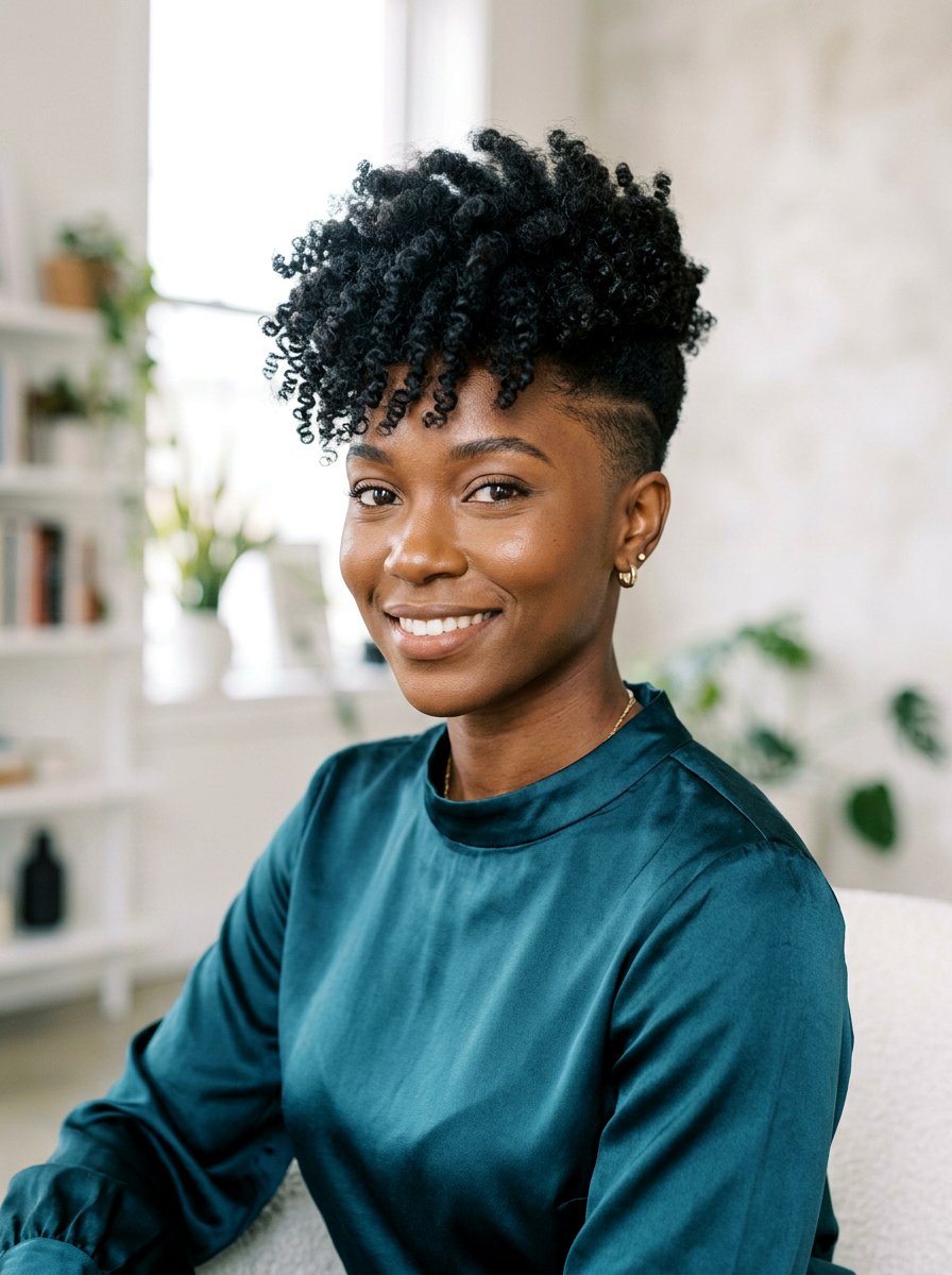 Tapered undercut natural hair - 20 undercut natural hairstyle women - 20 undercut natural hairstyle women