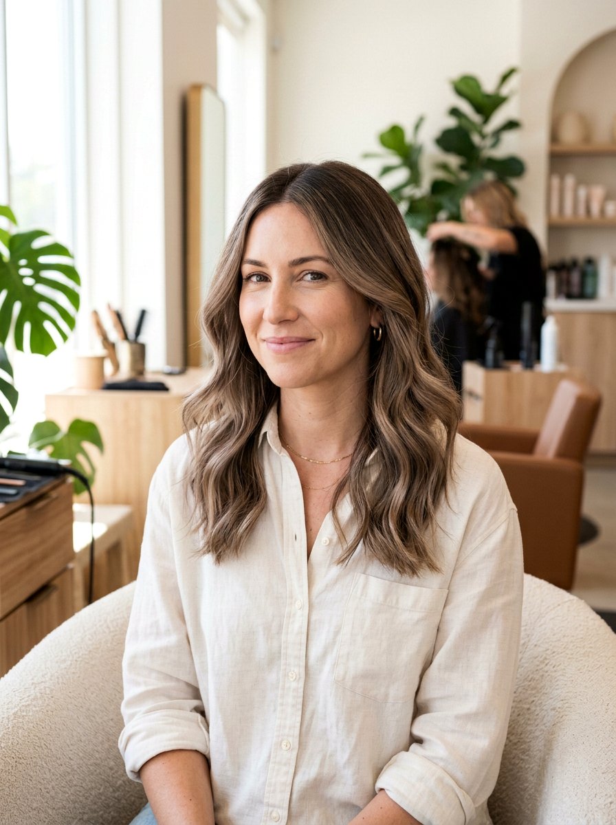 Taupe Brown Balayage For Grown Out Highlights - 20 taupe brown balayage - 20 taupe brown balayage