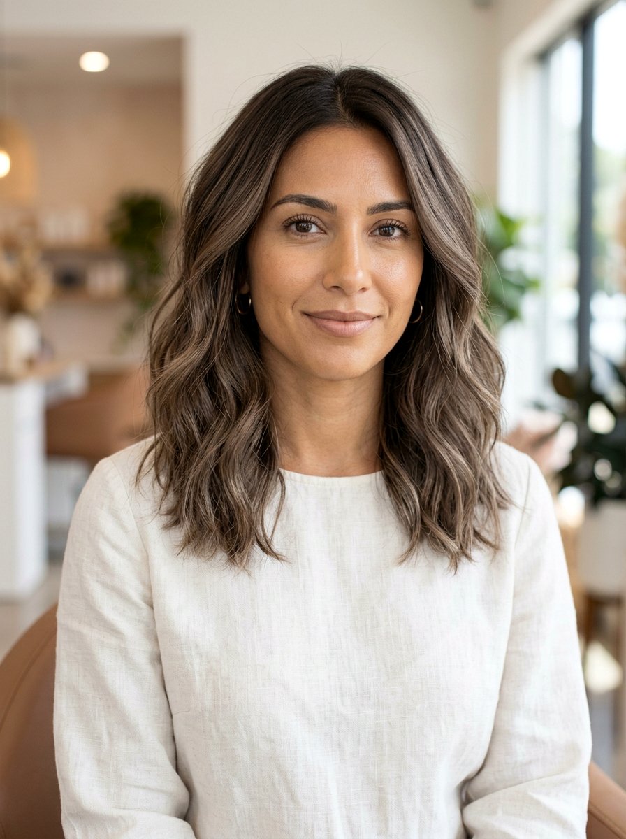 Taupe Brown Balayage For Olive Skin Tones - 20 taupe brown balayage - 20 taupe brown balayage