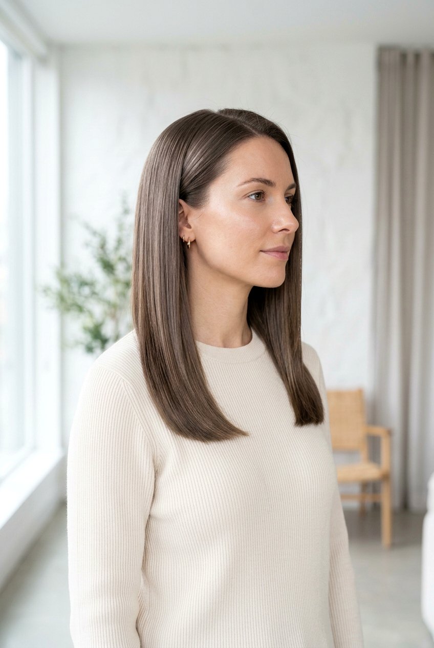 Taupe Brunette With Glossy Finish - 20 cool taupe brunette hair color - 20 cool taupe brunette hair color