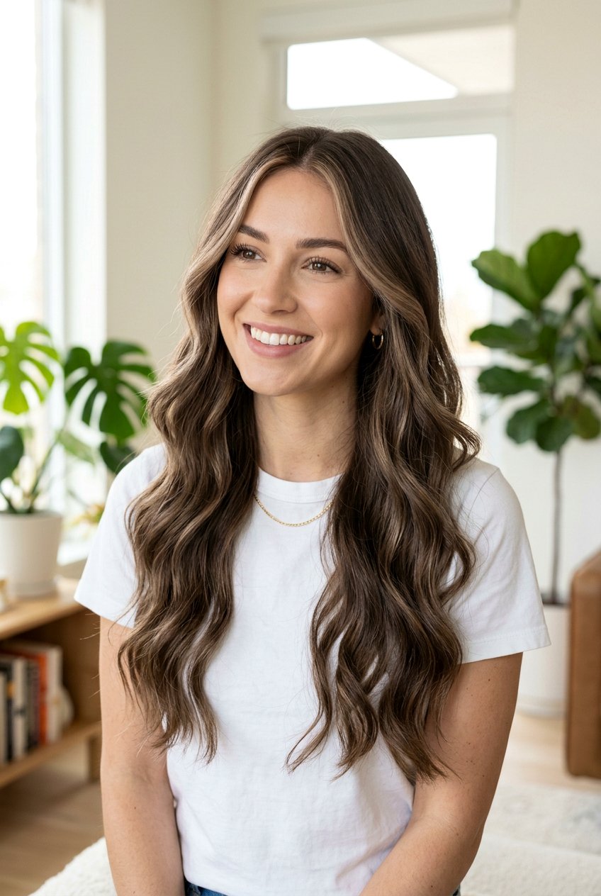 Taupe Brunette With Soft Money Piece - 20 cool taupe brunette hair color - 20 cool taupe brunette hair color