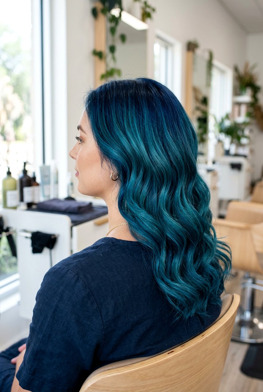 Teal Blue Hair - 20 teal hair color ideas - 20 teal hair color ideas