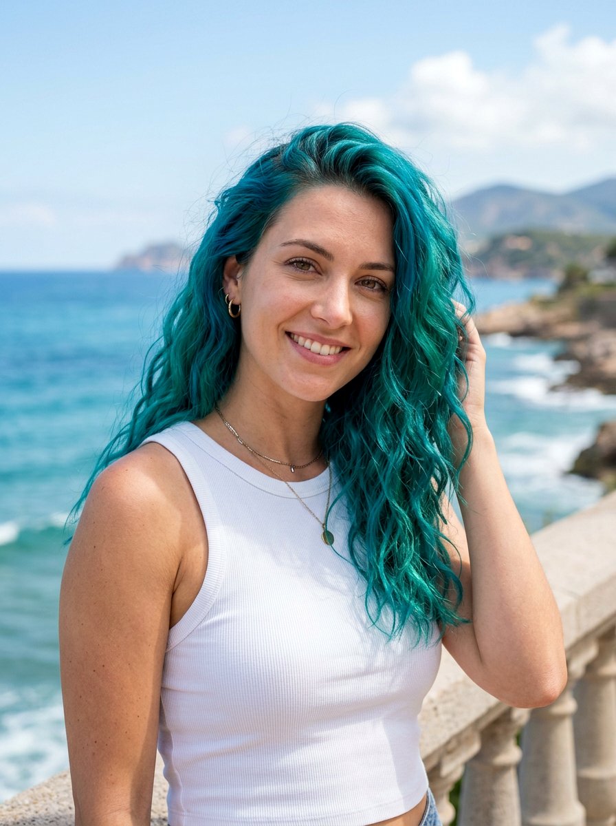 Teal Hair Color - 20 viral hair color ideas for women - 20 viral hair color ideas for women