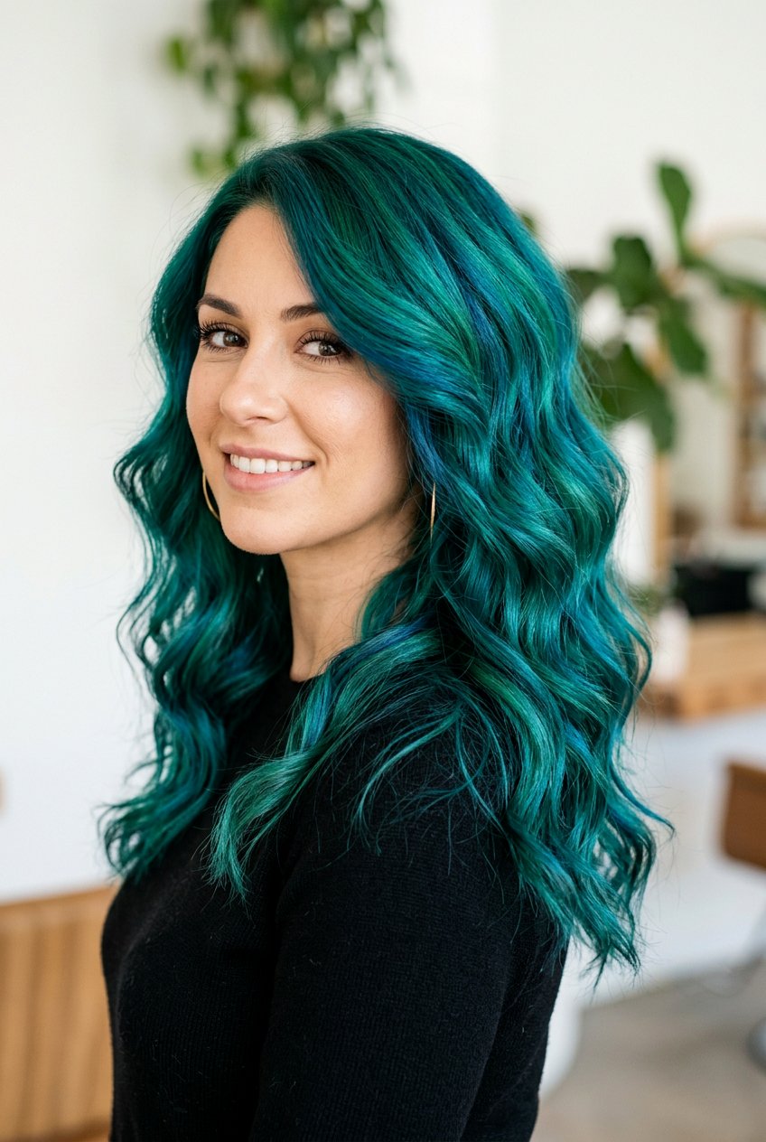Teal emerald green hair - 20 emerald green hair color - 20 emerald green hair color