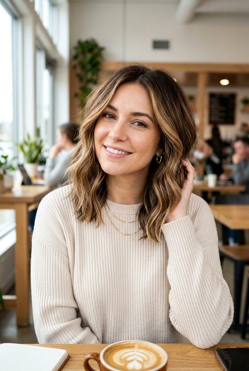 Teddy Bear Brunette Lob Long Bob - 20 teddy bear brunette hair - 20 teddy bear brunette hair