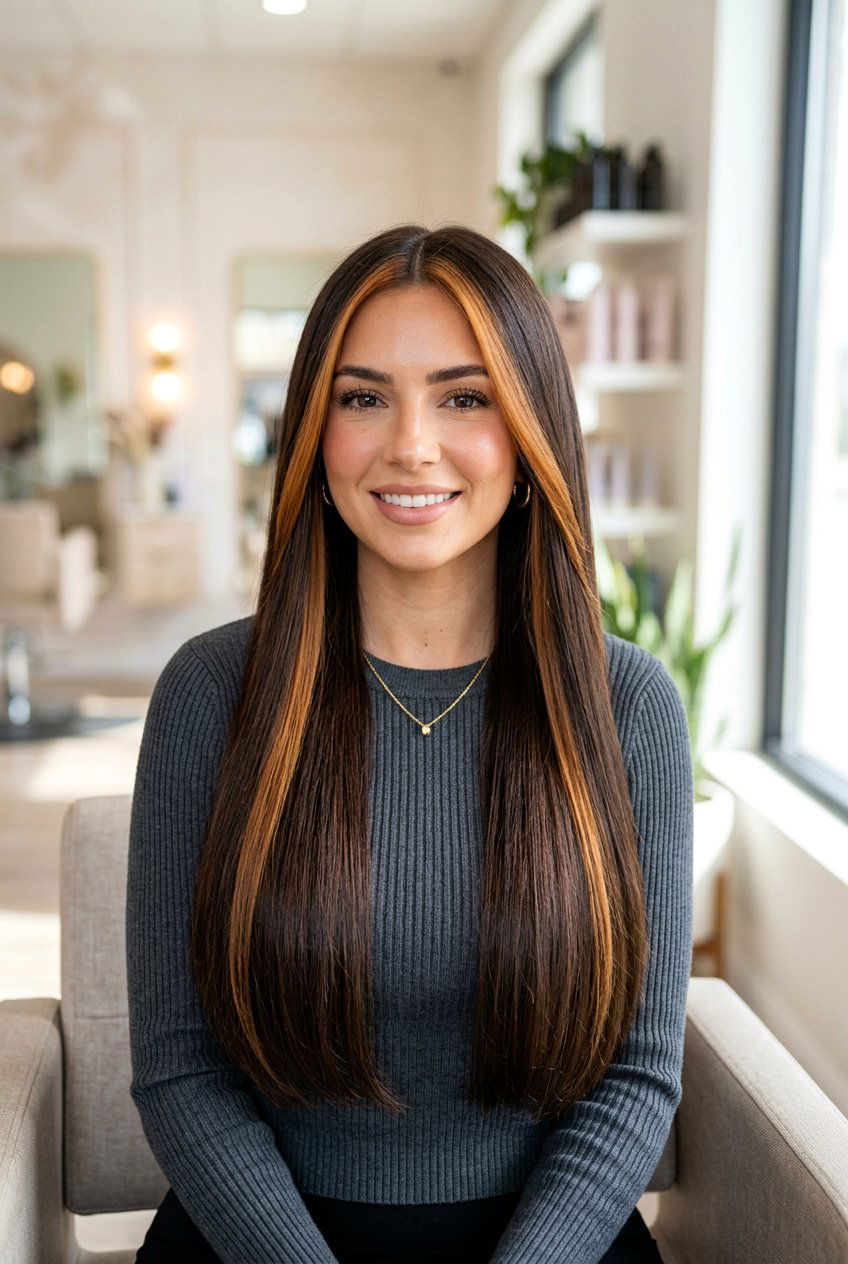 Teddy Bear Brunette Money Piece - 20 teddy bear brunette hair - 20 teddy bear brunette hair