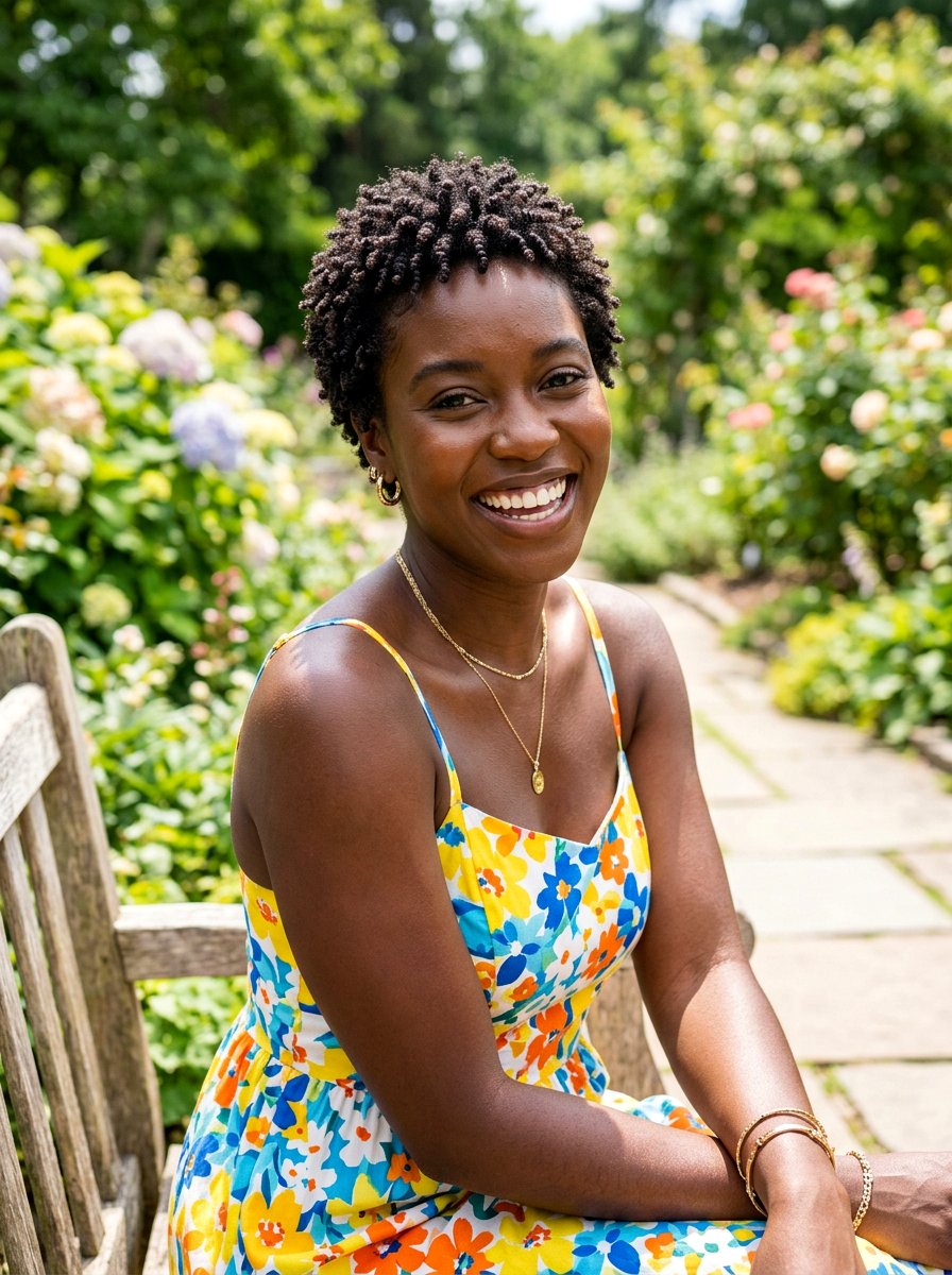 Teeny Weeny Afro - 20 short natural haircut for thick hair - 20 short natural haircut for thick hair