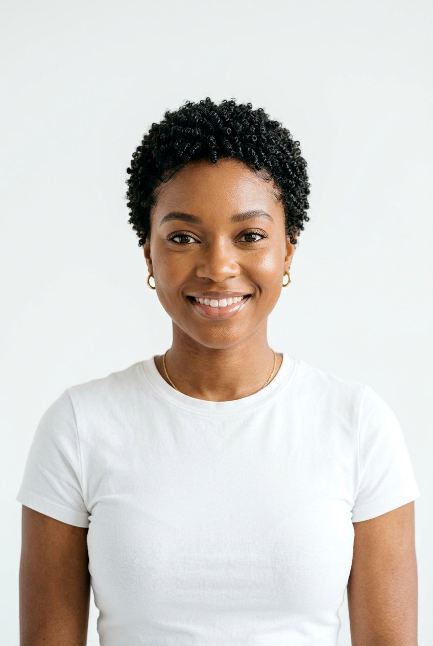 Teeny Weeny Afro TWA - 20 short curly afro hairstyle for women - 20 short curly afro hairstyle for women