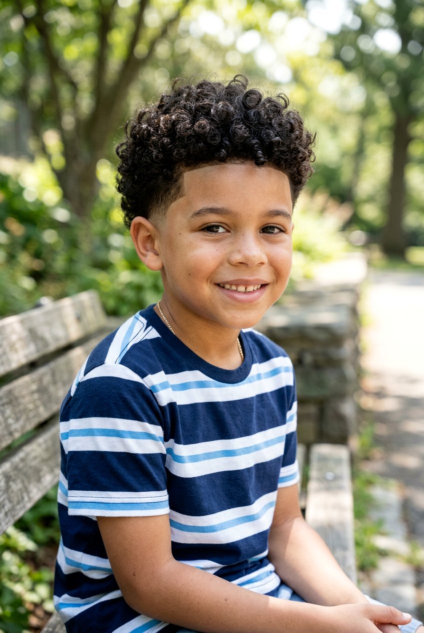 Temp Fade Curly Hair - 20 biracial boys curly haircut - 20 biracial boys curly haircut