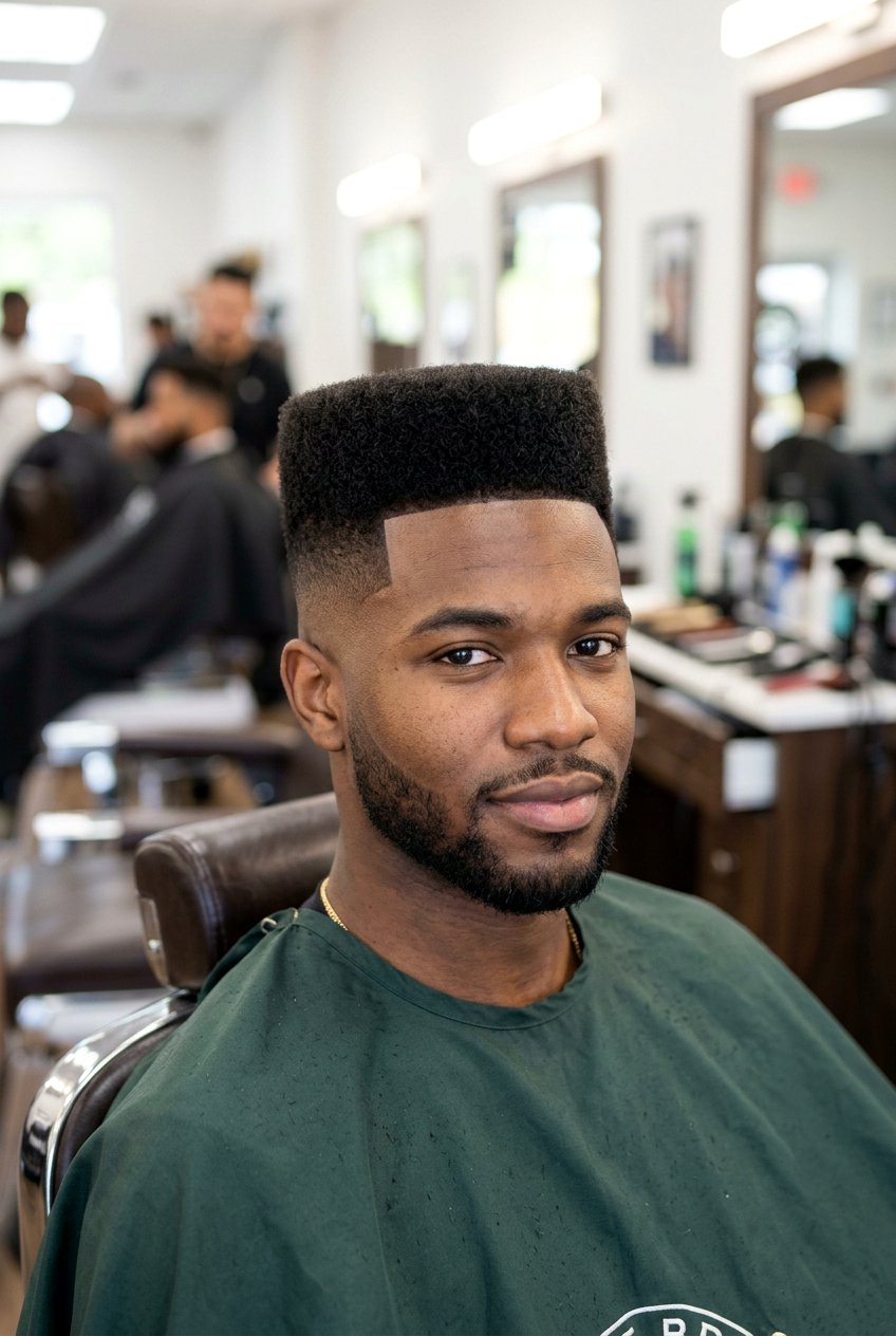 Temp fade with flat top - 20 temp fade haircut - 20 temp fade haircut