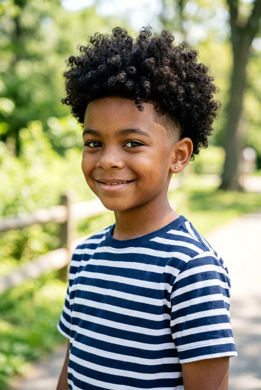 Temple Fade Curly Afro - 20 black boys curly fro haircut - 20 black boys curly fro haircut