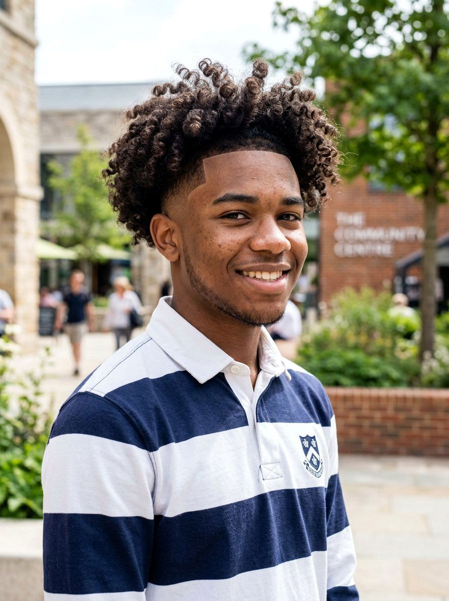 Temple Fade With Big Curls - 20 school haircut for teenage boys with curls - 20 school haircut for teenage boys with curls