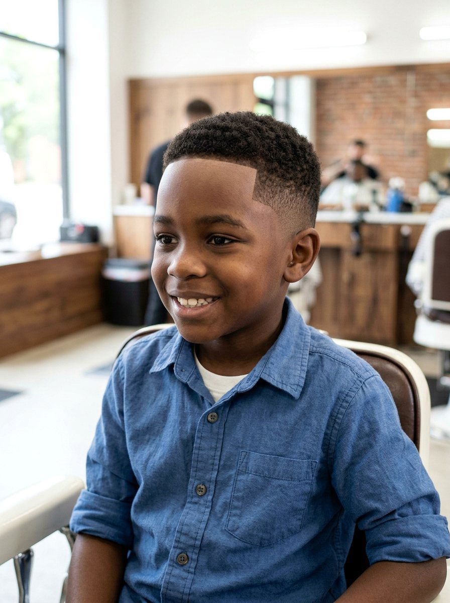 Temple Fade with Short Crop - 20 taper fade for black boys - 20 taper fade for black boys