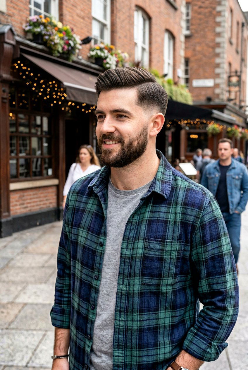 Temple Taper Comb Over - 20 tapered comb over for men - 20 tapered comb over for men