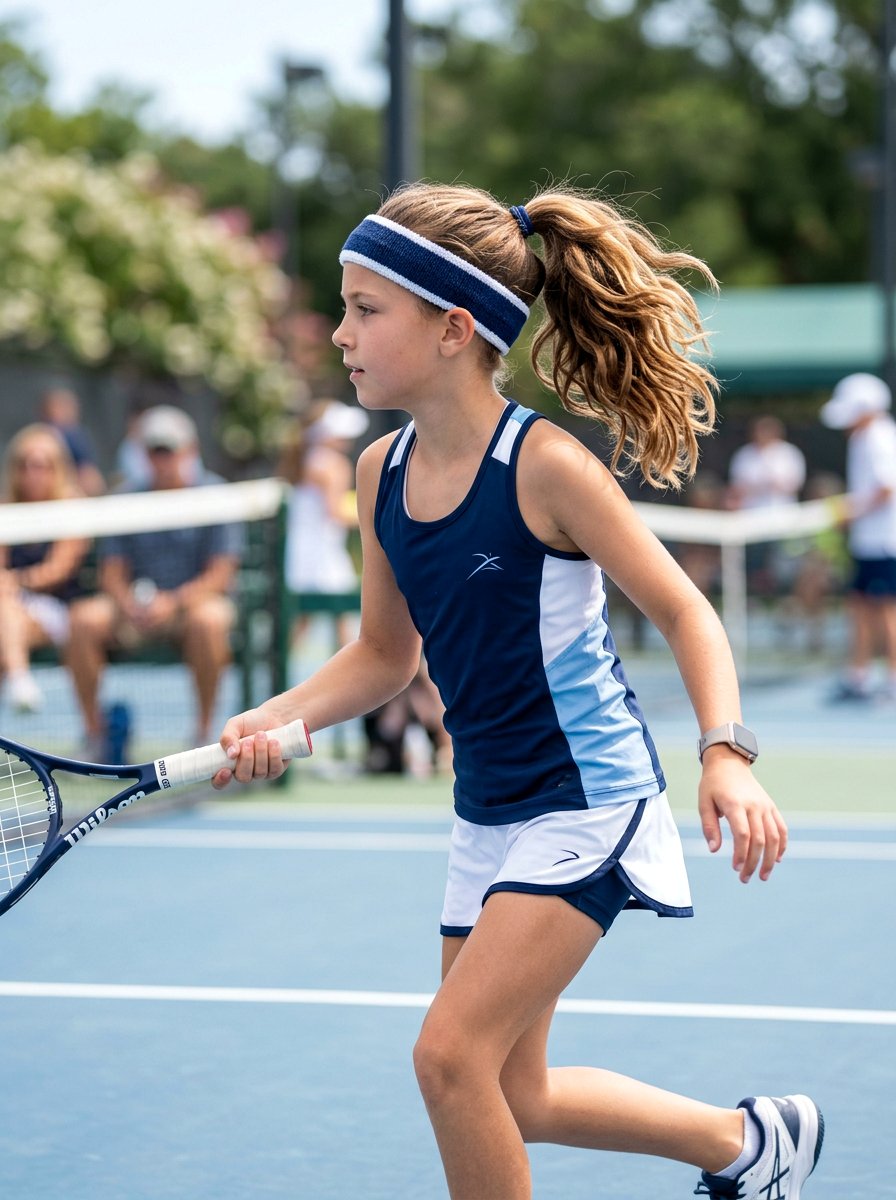 Tennis Ponytail With Headband - 20 tennis hairstyles for girls - 20 tennis hairstyles for girls