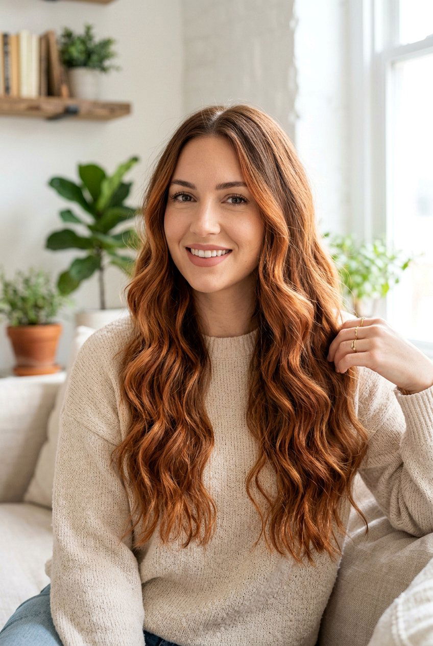 Terracotta Balayage On Brown Hair - 20 terracotta hair color - 20 terracotta hair color