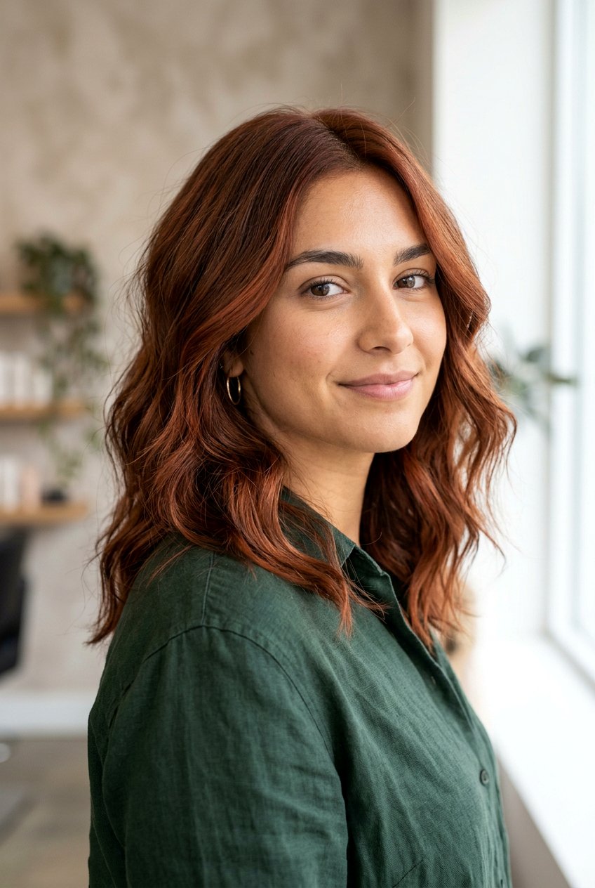 Terracotta Brown Hair - 20 warm toned brunette hair - 20 warm toned brunette hair