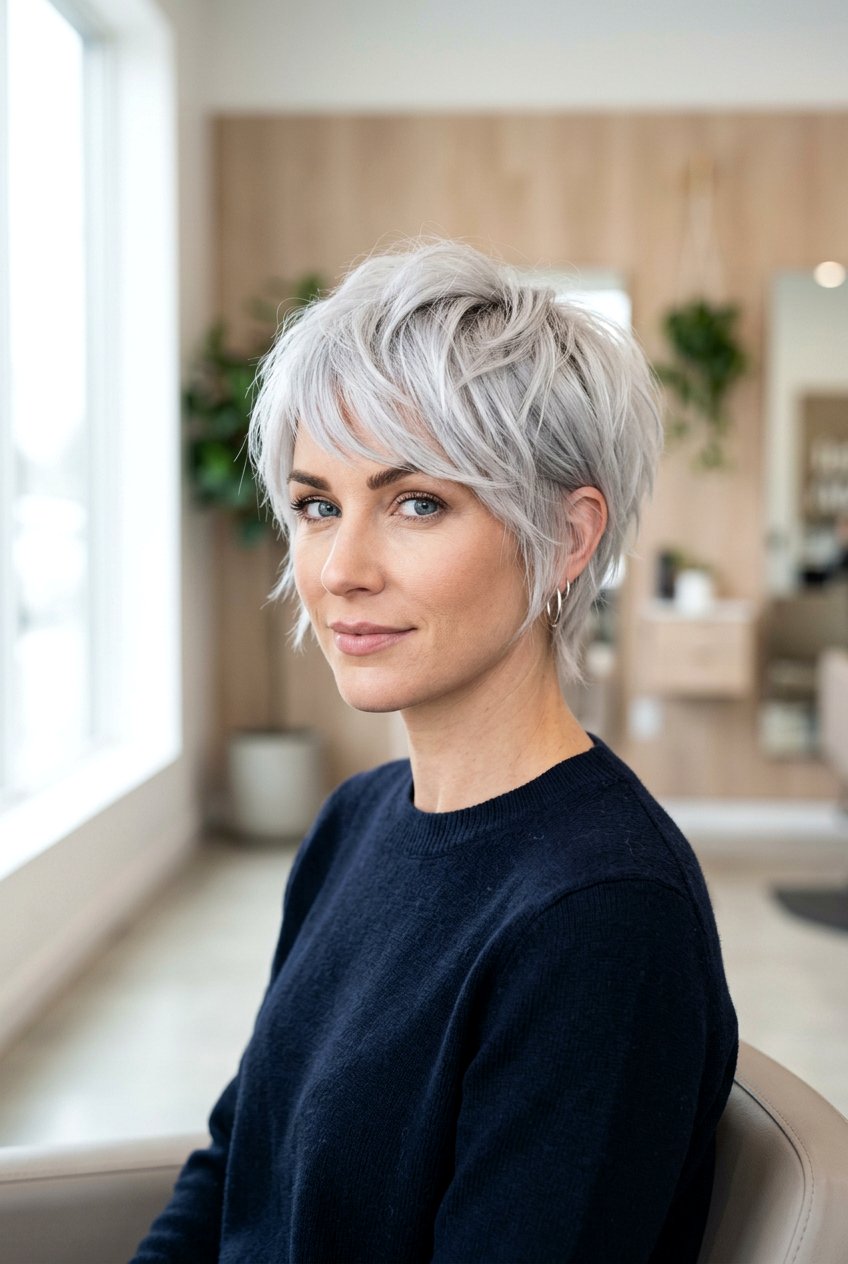 Textured Bixie Cut - 20 bixie haircut - 20 bixie haircut