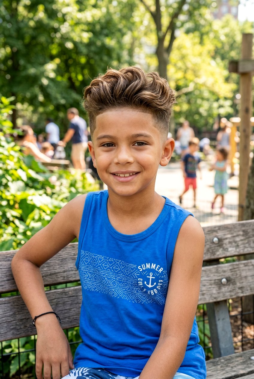 Textured Blowout Haircut - 20 boys haircut with textured layers - 20 boys haircut with textured layers