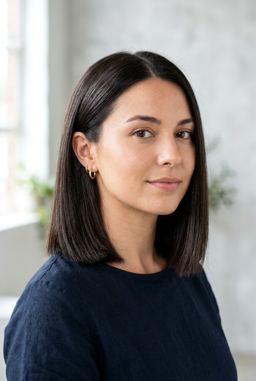 Textured Blunt Cut - 20 long hairstyles for fine hair - 20 long hairstyles for fine hair