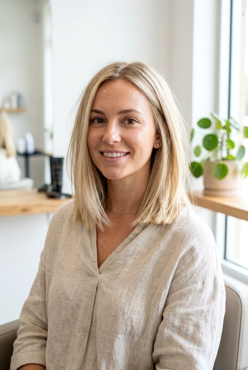 Textured Blunt Lob For Fine Hair - 20 blunt shoulder length haircut for fine hair - 20 blunt shoulder length haircut for fine hair